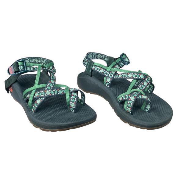 Chaco Women’s Z Cloud X2 Green Hiking Trail Sandal Size US 8 - Picture 5 of 9